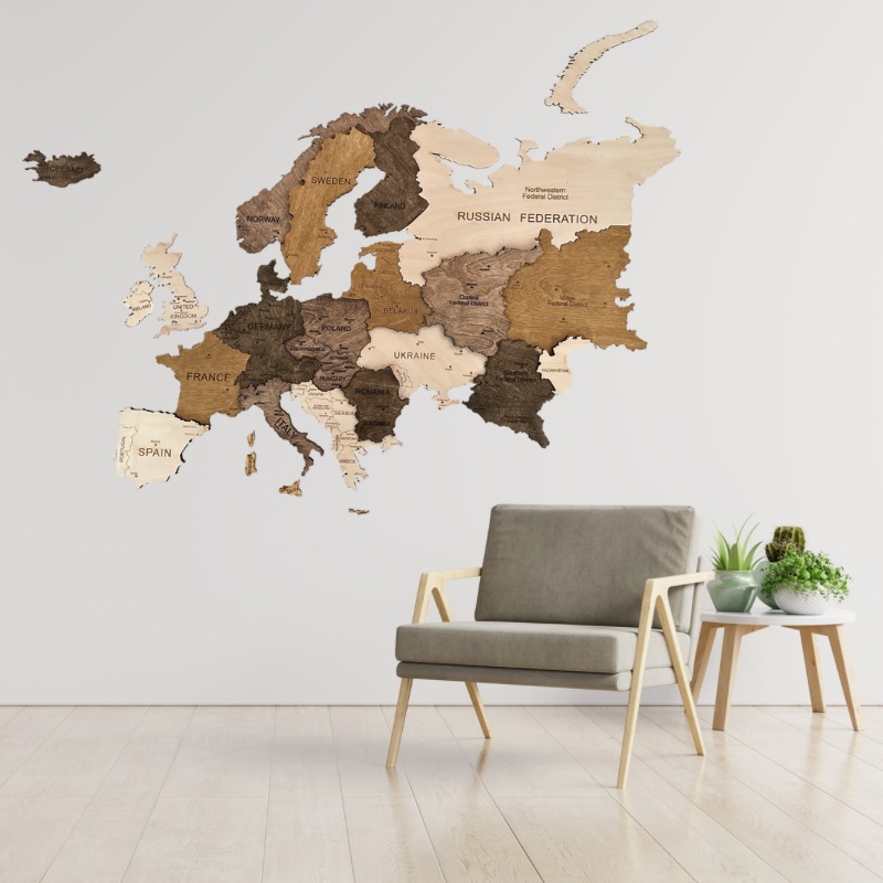 Карта на Европа Classic